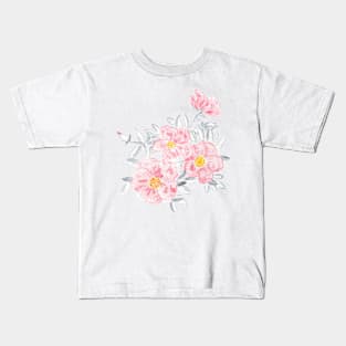 Pink flowers Kids T-Shirt